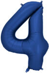  4-es' számú fólia léggömb, 86 cm, sötétkék (FB1S-4-074)