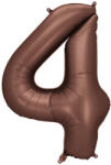  4'' számú fólia lufi, 86 cm, mokka (FB1S-4-494)