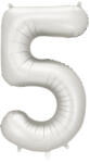  5'' számú fólia lufi, 86 cm, ezüst (FB1S-5-018)