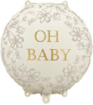  Fóliás Balloon Disc Oh Baby, 35x35 cm, mix (FB284)