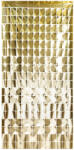  Partyfüggöny Négyzet, luxus arany, 100x200cm (CRT5S-019L)
