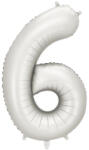  6'' számú fólia lufi, 86 cm, ezüst (FB1S-6-018)