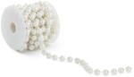  Gyöngysor dekoráció, 5 m hosszú, 12 mm átmérőjű gyöngyökkel (SZP1-070)