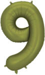  9'' számú fólia lufi, 86 cm, olíva (FB1S-9-097)