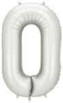  0'' számú fólia léggömb, 86 cm, ezüst (FB1S-0-018)
