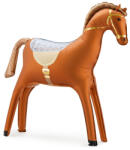  Fóliás léggömb ló, 112x97 cm, mix (FB274)