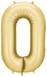 0' számú fólia léggömb, 86 cm, arany (FB1S-0-019)