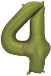  4'' számú fólia lufi, 86 cm, olíva (FB1S-4-097)