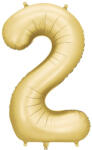  2-es' számú fólia léggömb, 86 cm, arany (FB1S-2-019)