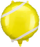  Fóliás léggömb teniszlabda, 35x35 cm, mix (FB295)