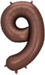  9'' számú fólia lufi, 86 cm, mokka (FB1S-9-494)