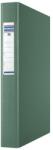 DONAU Caiet mecanic A4, plastifiat PP, 2 inele - D25mm, cu eticheta, DONAU - verde (DN-3734001PL-06) - officeclass