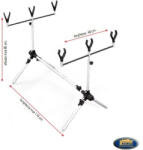 Lineaeffe Rod Pod crap aluminiu 3 posturi LineaEffe (A6.6313056) Suport lanseta