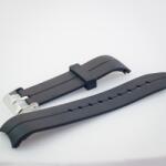  Curea din poliuretan curbata neagra 20mm - 35990