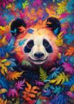 Schmidt Spiele - Puzzle Panda într-o pădure de culoarea curcubeului - 1 000 piese Puzzle