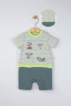 BabyJem Salopeta de vara pentru bebelusi koala, tongs baby (culoare: verde, marime: 6-9 luni)