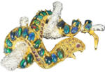 Frumoasa Venetiana Brosa argint opal (C3029)