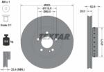 TEXTAR Disc frana TEXTAR 92343625 (92343625)