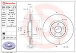 BREMBO Disc frana BREMBO PRIME LINE - UV Coated 09. C541.21 (09.C541.21)