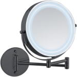 WENKO Oglindă cosmetică (mărire 5x) cu led/de mărire ø 25, 5 cm Lumi - Wenko