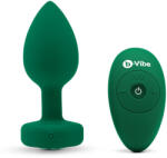 b-Vibe Vibráló análdugó B-Vibe L/M, zöld