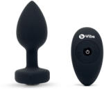 b-Vibe Vibráló análdugó B-Vibe M/L, fekete