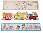  Fa illesztős puzzle - Farm