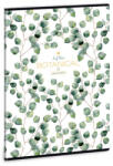 Ars Una sima füzet A4 - Botanic Leaf