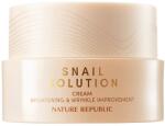 NATURE REPUBLIC Snail Solution Cream rugalmasító krém csigamucinnal