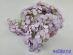 Hortenzia fej antik selyemvirág 16 cm - Pasztel Lila