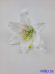  Liliom fej 13 cm - Fehér