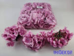  Hortenzia selyemvirág fej dús 54v. 17 cm - Sötét Rózsaszín Átmenetes