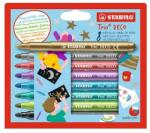 STABILO Filctoll STABILO Trio Deco 8 darabos (377/8) - robbitairodaszer