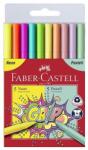 Faber-Castell Filctoll FABER-CASTELL Grip neon/pasztell 10 darabos (155312) - robbitairodaszer