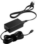 HP HP 65W USB-C LC Power Adapter áramátalakító és inverter Beltéri Fekete (1P3K6AA)