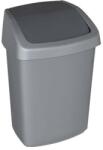 Keter Billenős szemetes, 25 l, CURVER "Swing top", ezüst/grafit (KHMU241) - fiorex