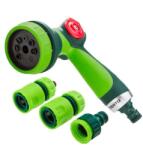 VERTO 15G712 Öntözőpisztoly csatlakozókkal hüvelykujj szabályozás 1/2" (4db) (Verto15G712) (Verto15G712)