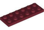 LEGO® Sötétpiros LEGO Lap 2 x 6 (4164177)