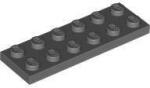 LEGO® Sötét kékesszürke LEGO Lap 2 x 6 (4211002)