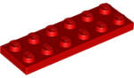 LEGO® Piros LEGO Lap 2 x 6 (379521)