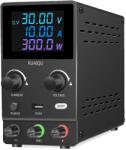 DC laboratóriumi tápegység, 60 V 5A kimenet, USB gyors töltés, 30v 10a