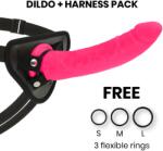 Delta Club Toys Delta Club Felcsatolható Dildó Hámmal - Pink 23 X 4, 5 Cm (d-227191)