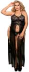 Subblime Queen Plus Size Subblime Queen Plus Ruha Top és Tanga Szett Fekete (d-220786)