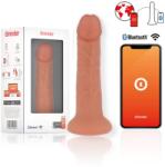 Oninder - Medium Bogotă Vibrátor Dildó 9 Sebesség Natúr 20 Cm -o- 4.2 Cm - Ingyenes Alkalmazás (d-239510)