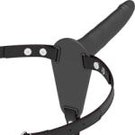 Fetish Submissive Harness Fetish Submissive Szilikon Pánt, Fekete 15cm (d-221273)