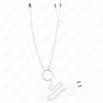 Kink Nipple Grip Kink - Triple Mellbimbó és Csikló Bilincs Láncmodellel 1 (d-240988)