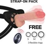 Rock Army Rockarmy Hám + Folyékony Szilikon Vibrátor Prémium Apache Távirányító 22cm (d-227460)