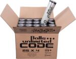 Balls Unlimited Bax mingi tenis Balls Unlimited Black Code 25 x 4B (ST97536)