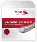 MSV Racordaj tenis MSV Focus Hex Plus 38 (12 m) - red (7054/7057)