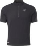 Reebok Tricouri polo bărbați Reebok Les Mills Zip Polo M - black (H08977)